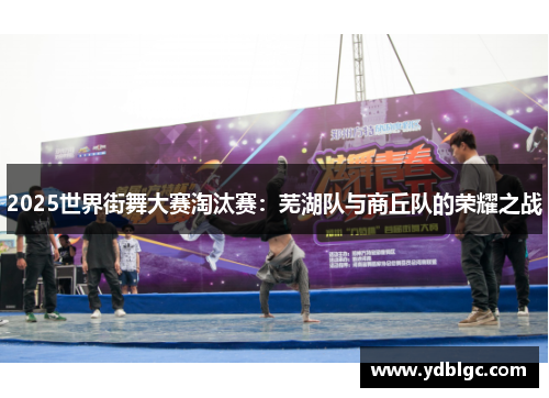 2025世界街舞大赛淘汰赛：芜湖队与商丘队的荣耀之战